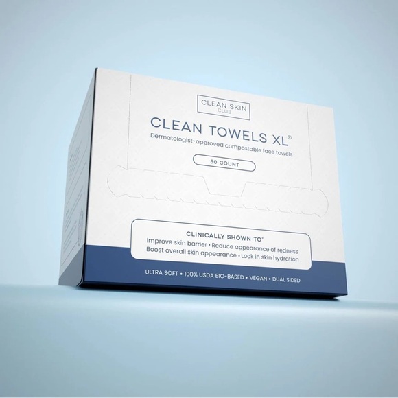 Clean Skin Club Other - Clean Skin Club Face Towels XL 50ct - BUNDLE & SAVE